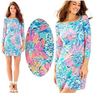 Lilly Pulitzer Sophie Dress Small UPF 50 Stretch Jersey Resort Vacation Beach